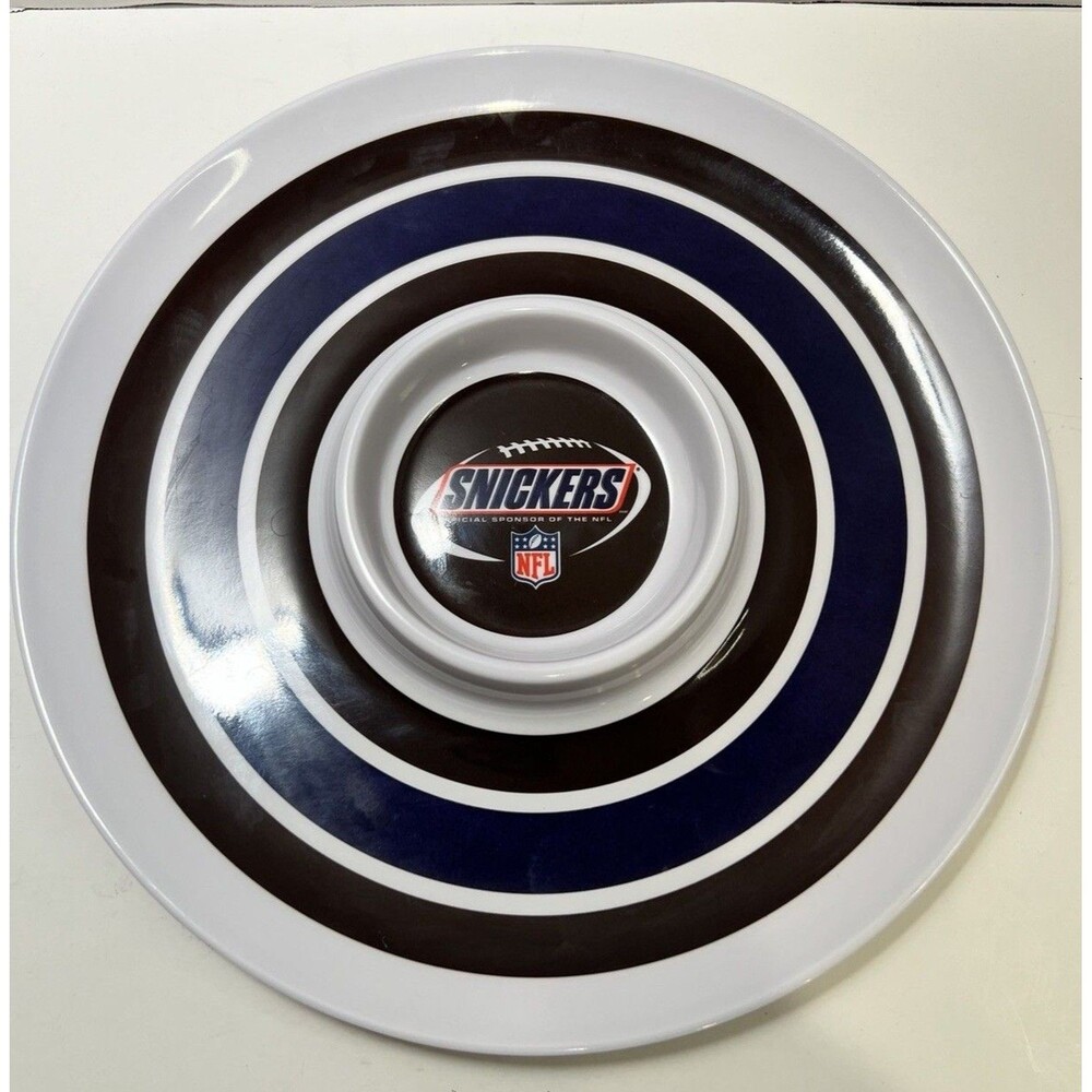 SNICKERS-NFL branded Melamine Serving Tray NEW UNUSED LTD. EDITION Collectible